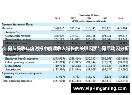 如何从曼联年度财报中解读收入增长的关键因素与背后动因分析